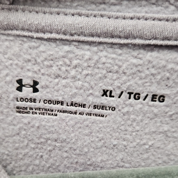 Under Armour Lavender Hoodie with Black Logo - Picture 2 of 3